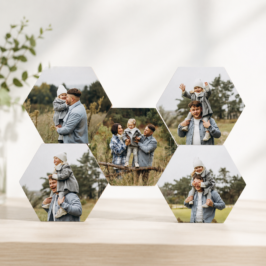 Hexagon Set of 5