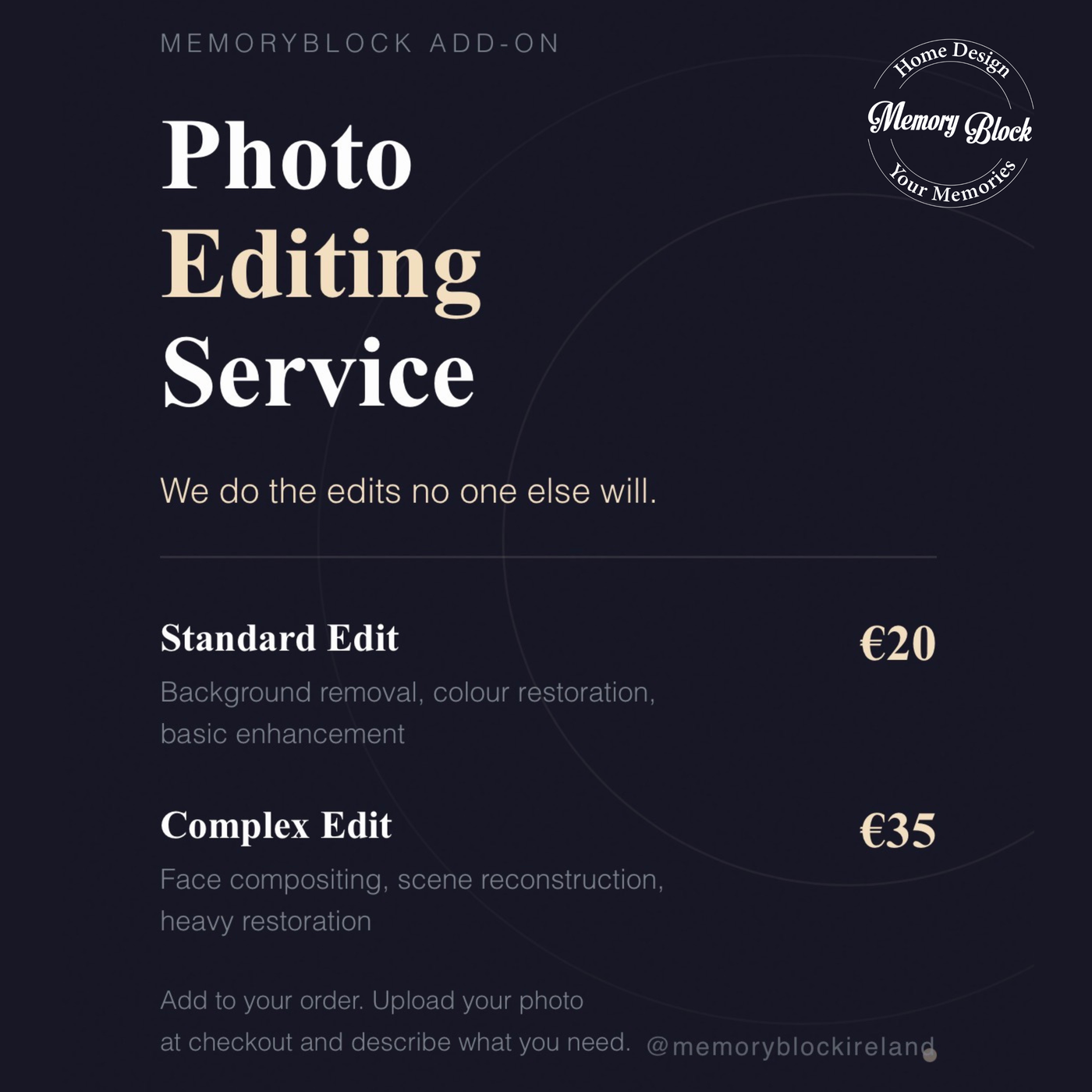 Photo Editing Service