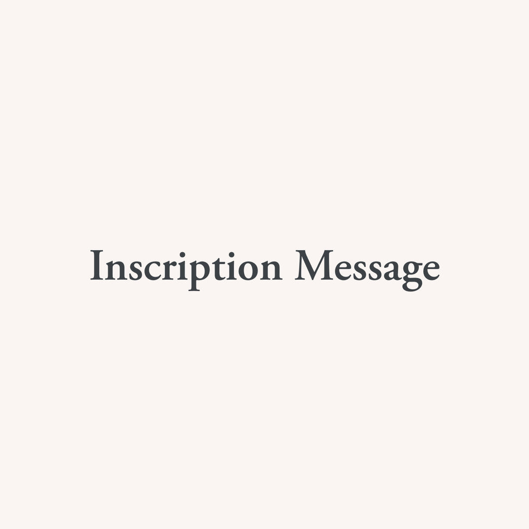Inscription Message